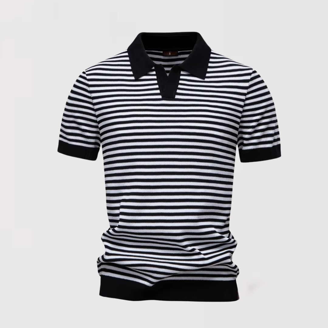 Joon-woo | 스트라이프 폴로셔츠
