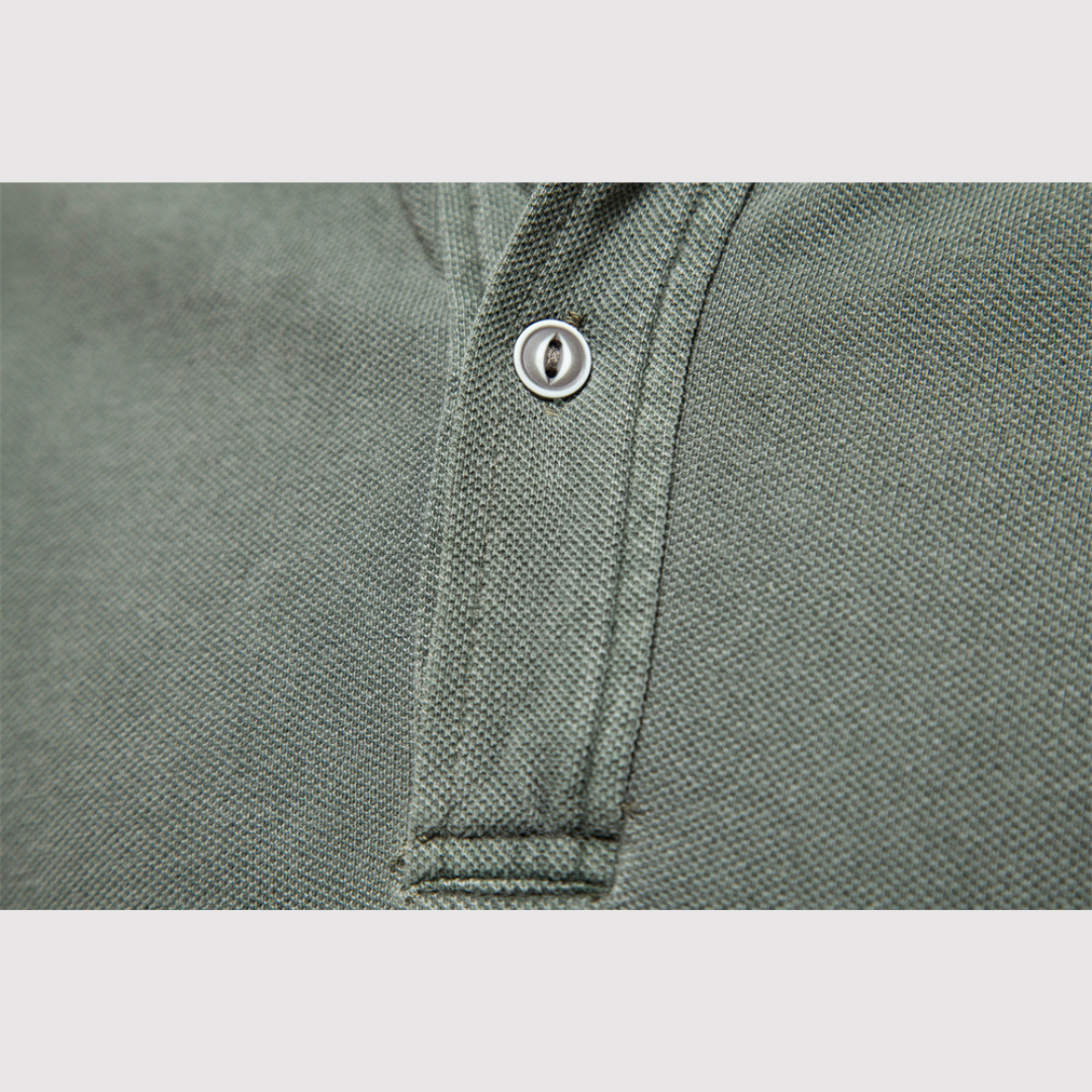 Hyun-woo | 워시 가공 고급 폴로 셔츠