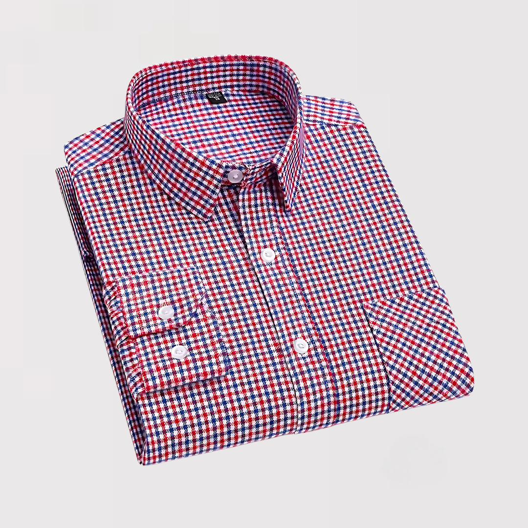 GAMRO | 릴랙스 핏 체크 셔츠