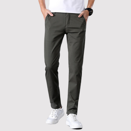 KAKUZU | 코튼 슬림핏 치노 팬츠