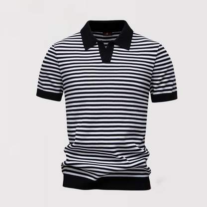Joon-woo | 스트라이프 폴로셔츠