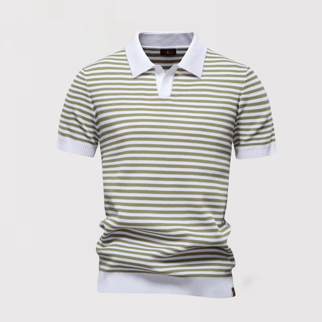 Joon-woo | 스트라이프 폴로셔츠
