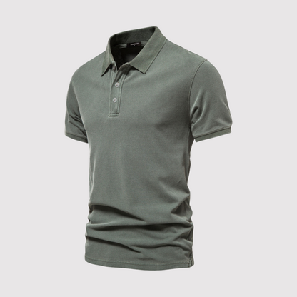 Hyun-woo | 워시 가공 고급 폴로 셔츠