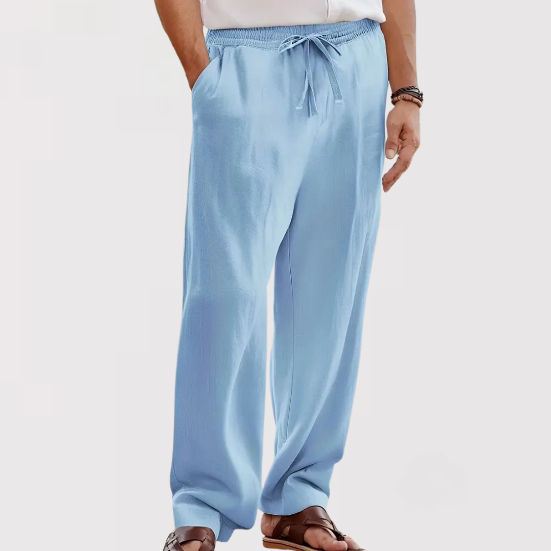 타다시 | 엘레강트 리넨 팬츠