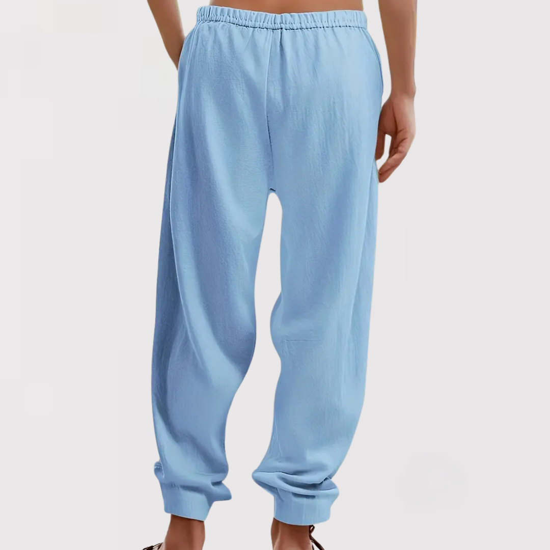 타다시 | 엘레강트 리넨 팬츠