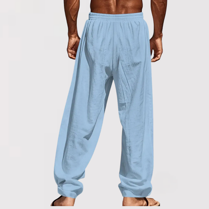 타다시 | 엘레강트 리넨 팬츠