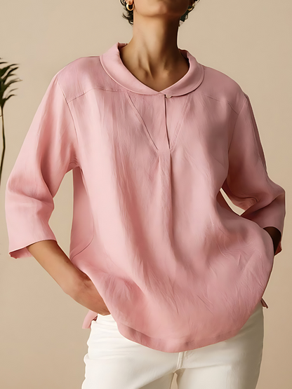 헬렌 - 캐주얼 3/4 소매 셔츠