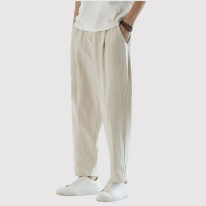 HEIHACHI | 캐주얼 리넨 팬츠