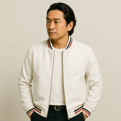 MAVERICK | 럭셔리 스트라이프 봄버