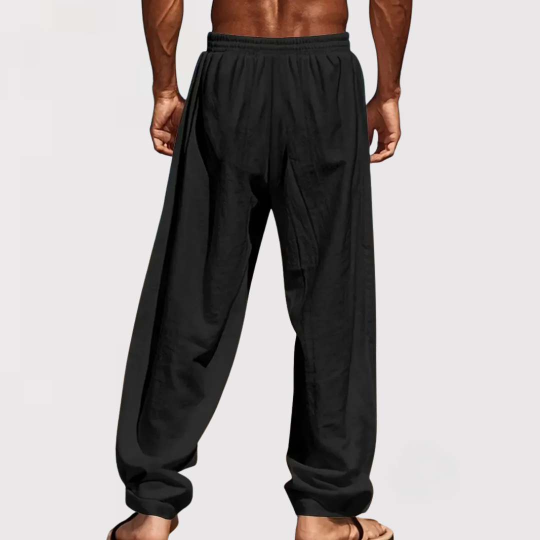 타다시 | 엘레강트 리넨 팬츠