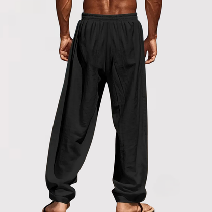 타다시 | 엘레강트 리넨 팬츠