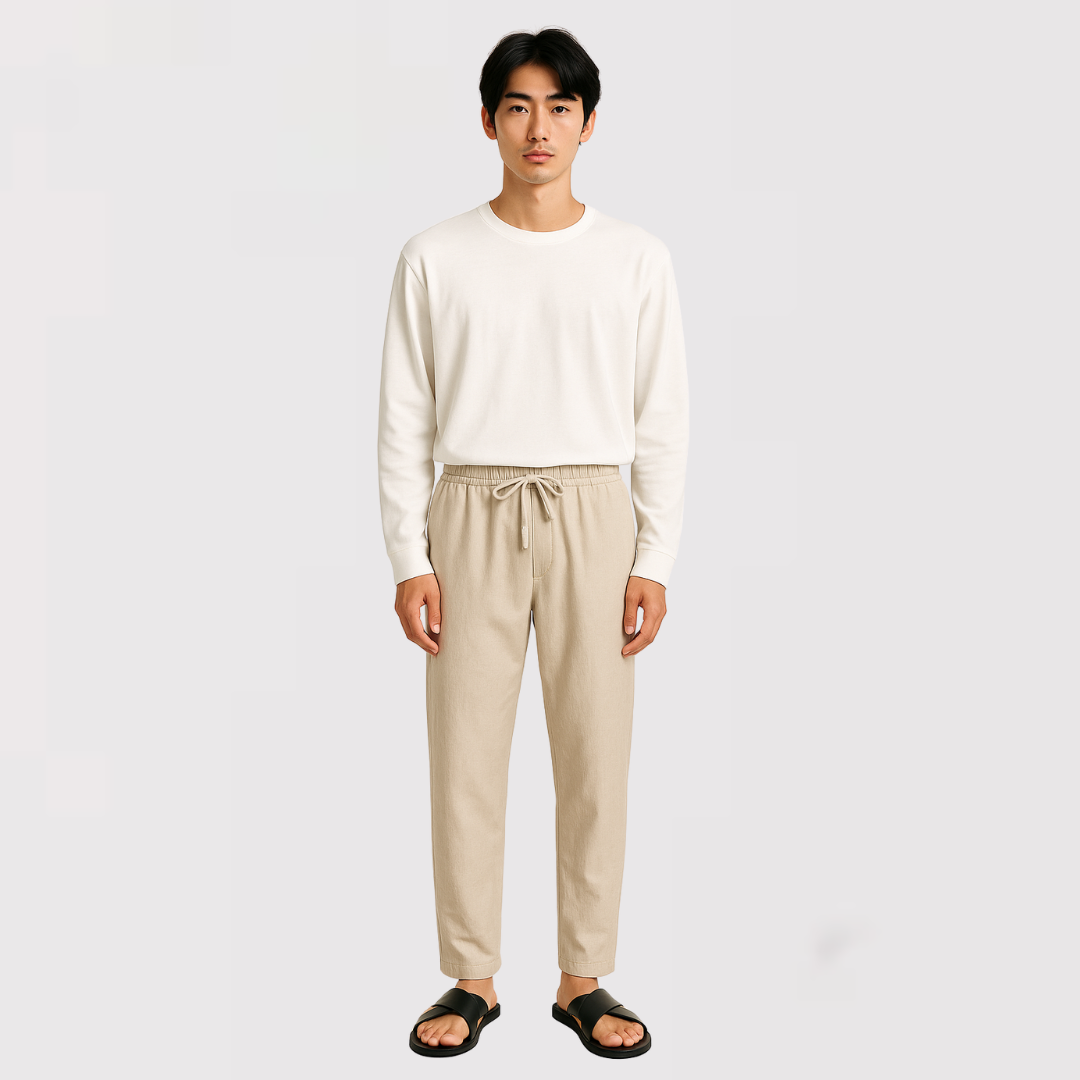 LUCIUS｜경량 리넨 팬츠