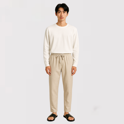 LUCIUS｜경량 리넨 팬츠