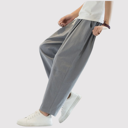 HEIHACHI | 캐주얼 리넨 팬츠