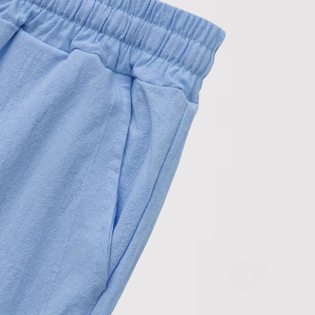 타다시 | 엘레강트 리넨 팬츠