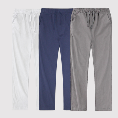 BREEZE | 통기성이 있는 코튼 리넨 바지