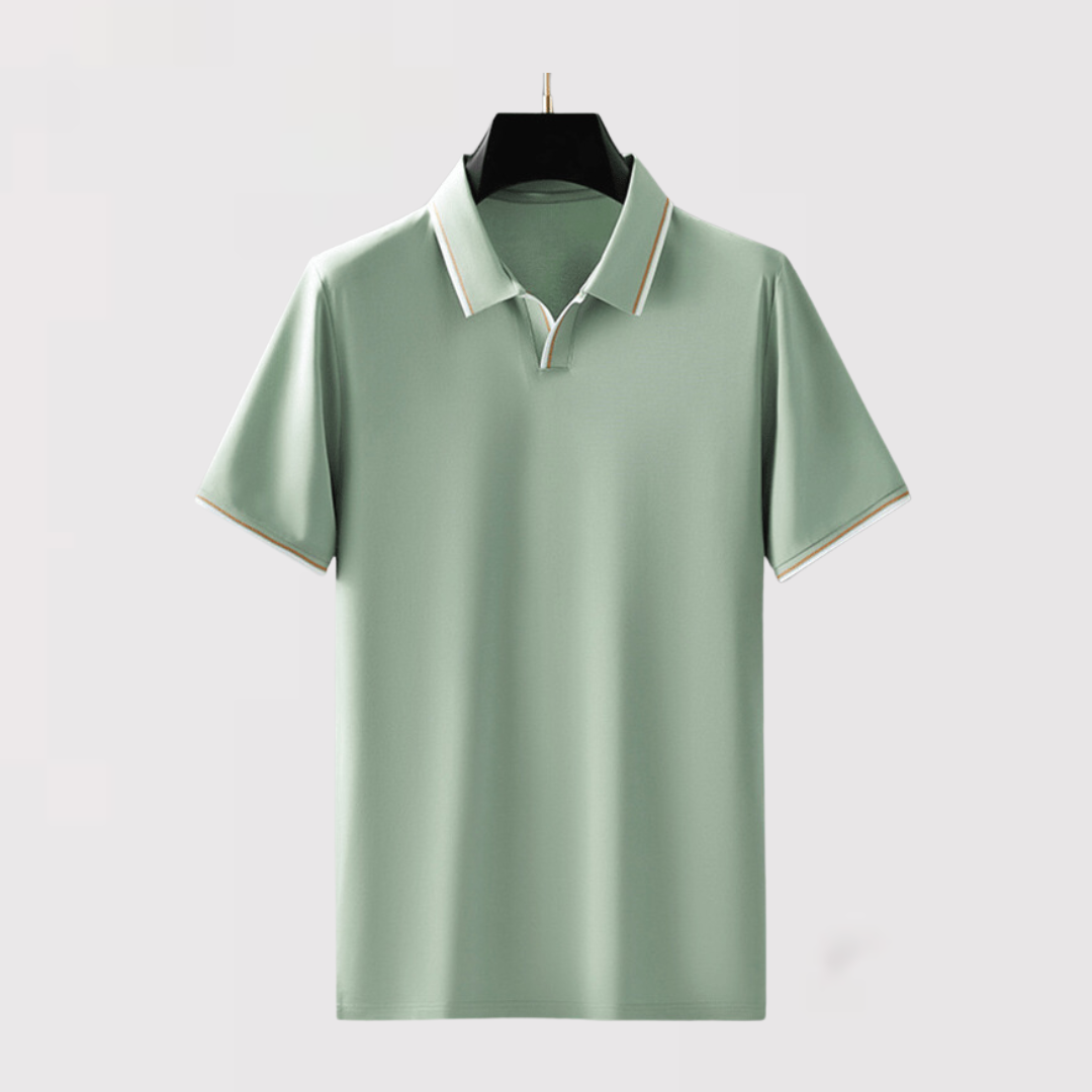 Jae-hoon | 고급 실크 폴로 셔츠