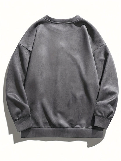 SOWHA | 라운드 넥 캐주얼 긴소매 셔츠