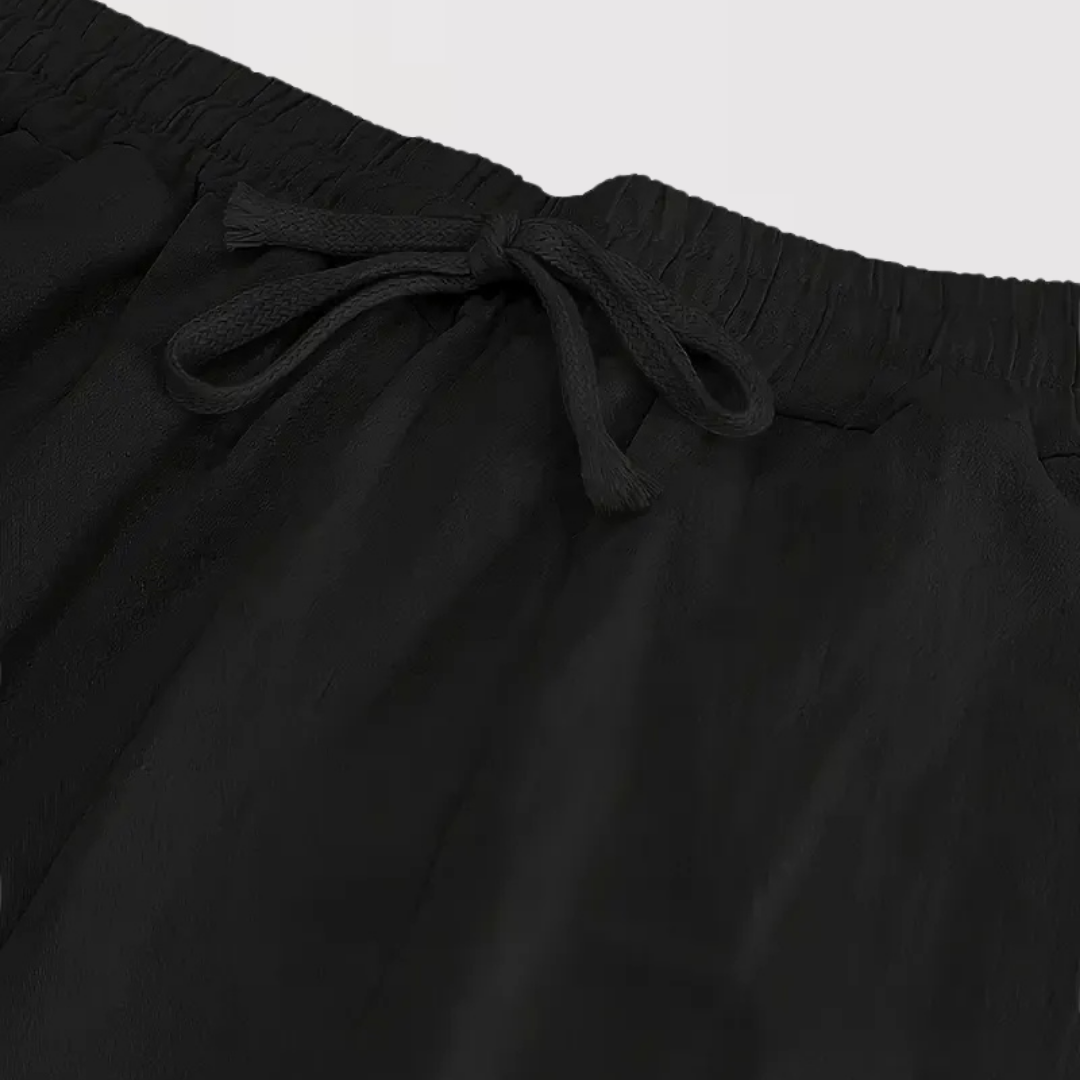 타다시 | 엘레강트 리넨 팬츠