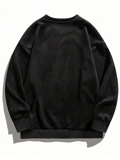 SOWHA | 라운드 넥 캐주얼 긴소매 셔츠