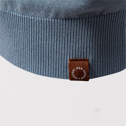 Jae-woo | 투톤 버튼 없는 폴로셔츠