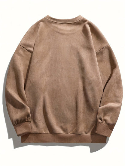 SOWHA | 라운드 넥 캐주얼 긴소매 셔츠