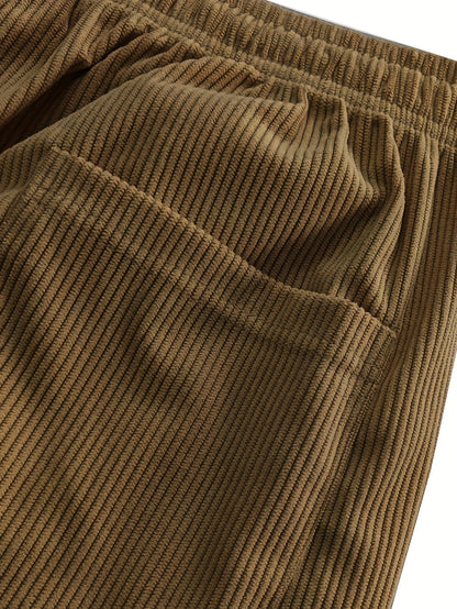 HEASOO | 드로스트링 허리 스트레이트 바지