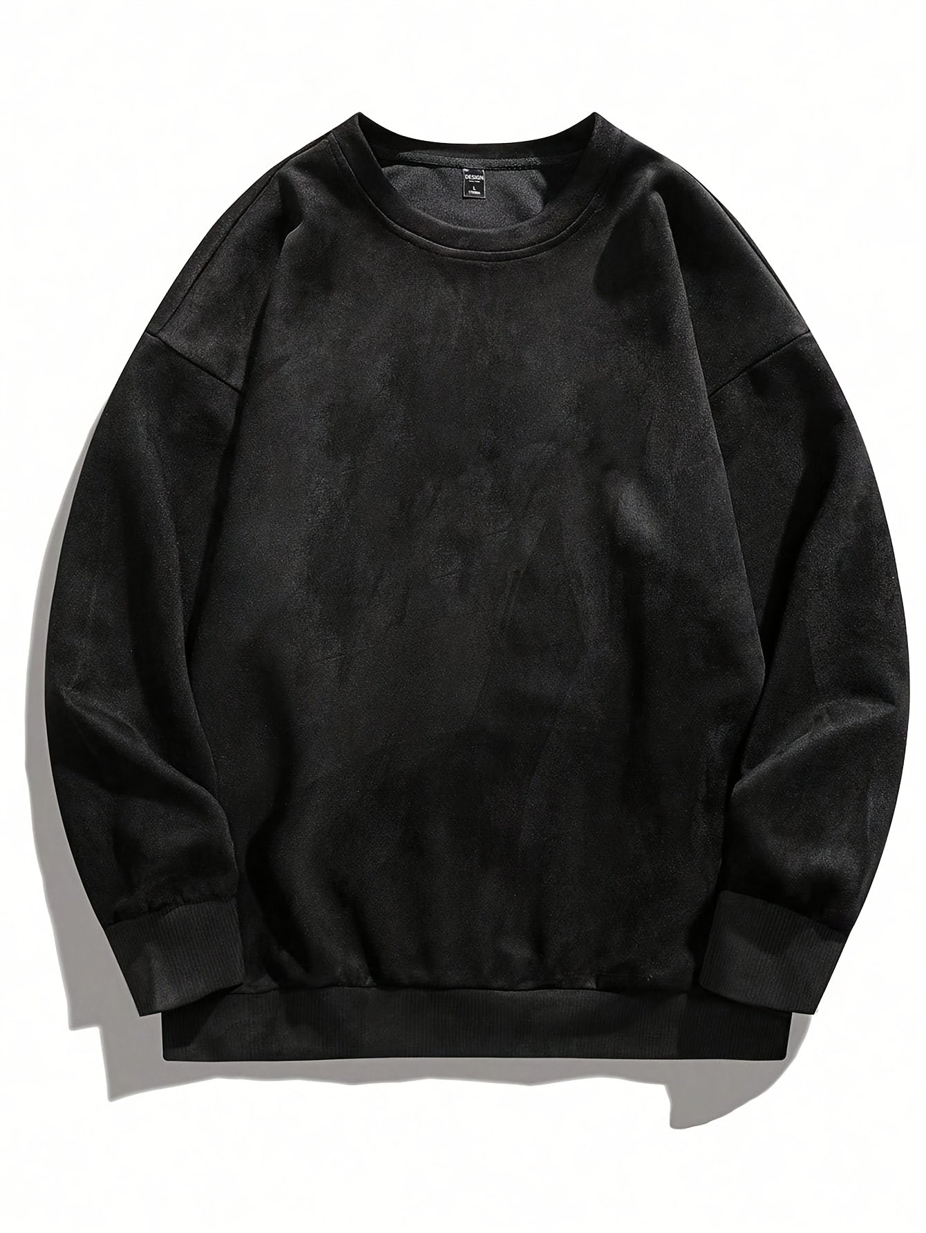 SOWHA | 라운드 넥 캐주얼 긴소매 셔츠