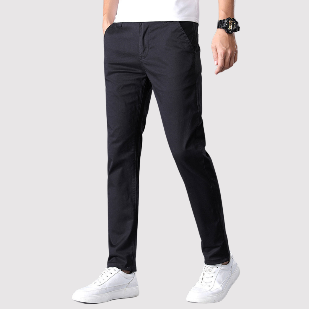 KAKUZU | 코튼 슬림핏 치노 팬츠