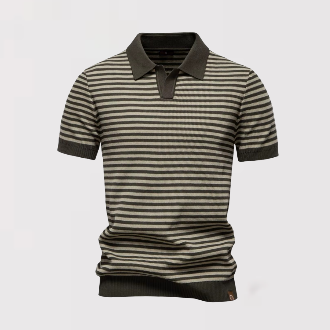 Joon-woo | 스트라이프 폴로셔츠