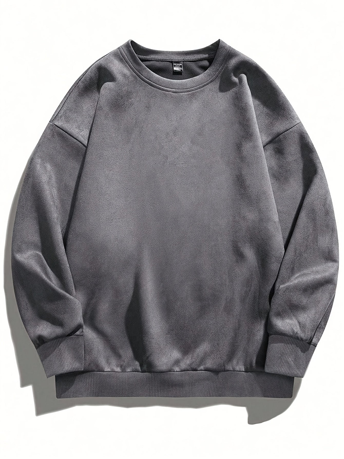 SOWHA | 라운드 넥 캐주얼 긴소매 셔츠