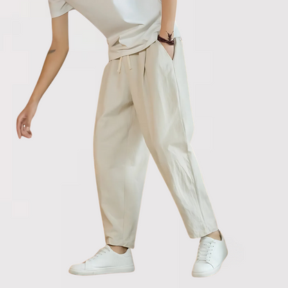 HEIHACHI | 캐주얼 리넨 팬츠