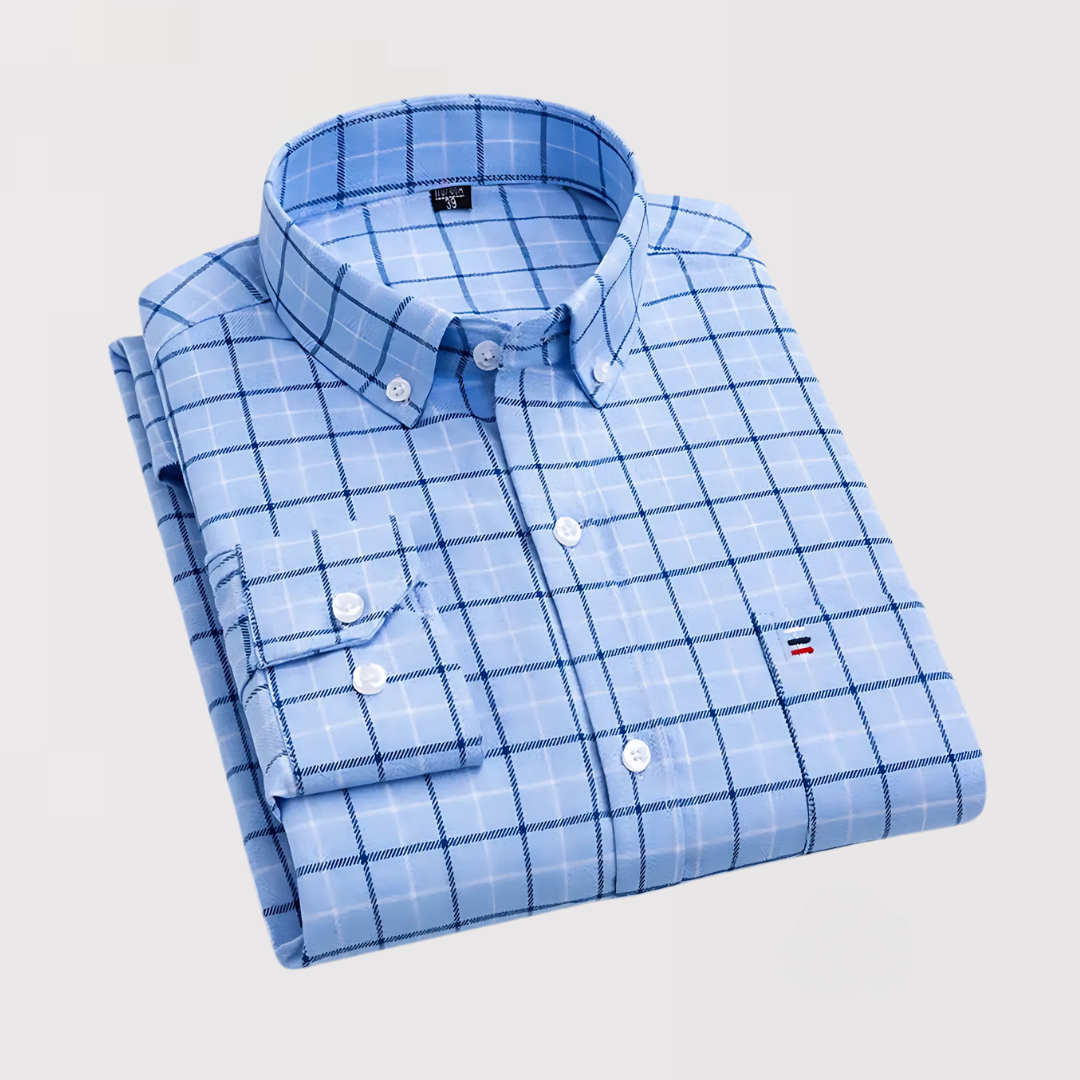 GAMRO | 릴랙스 핏 체크 셔츠