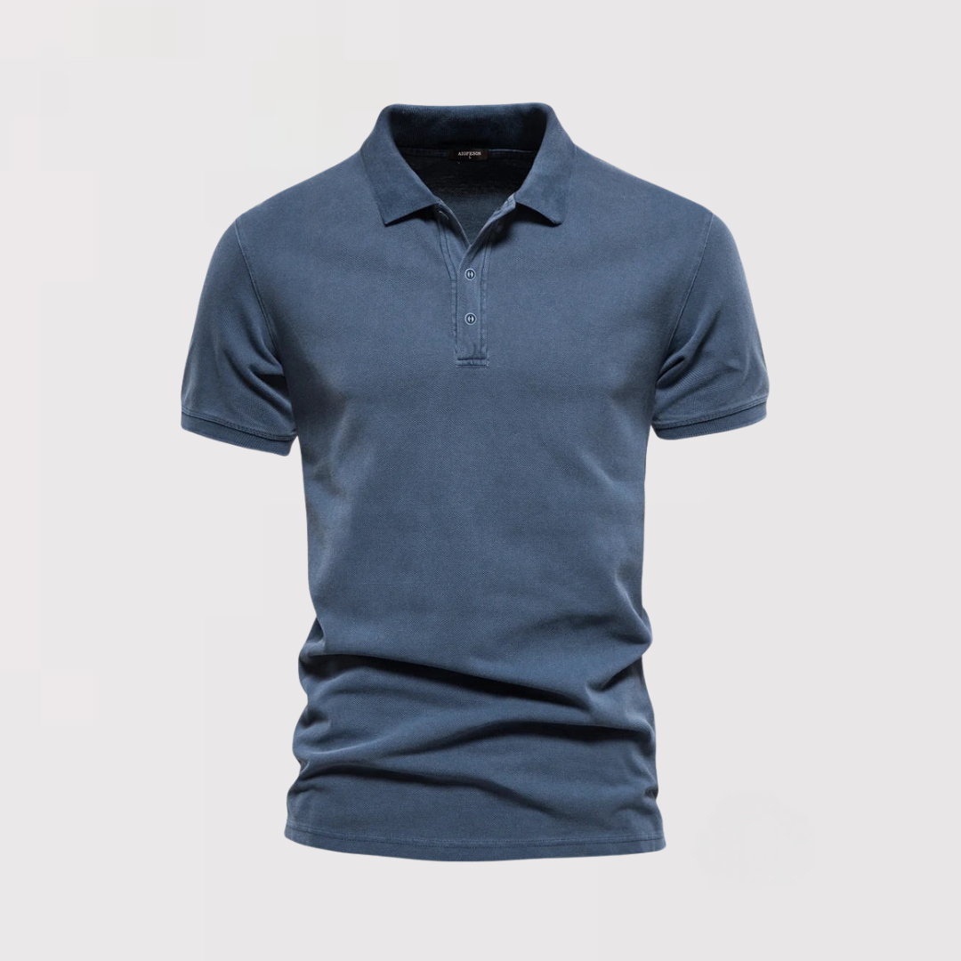 Hyun-woo | 워시 가공 고급 폴로 셔츠