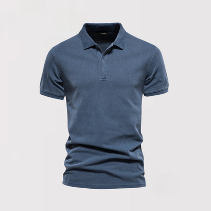 Hyun-woo | 워시 가공 고급 폴로 셔츠