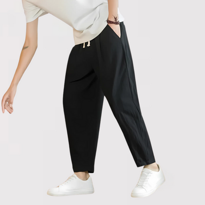 HEIHACHI | 캐주얼 리넨 팬츠