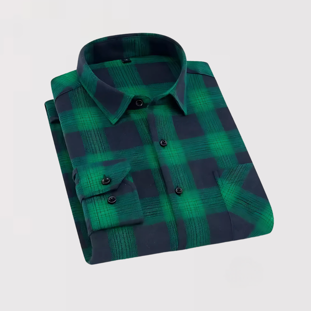 GAMRO | 릴랙스 핏 체크 셔츠