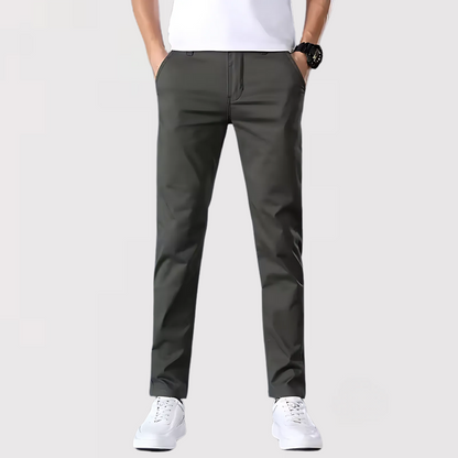 KAKUZU | 코튼 슬림핏 치노 팬츠