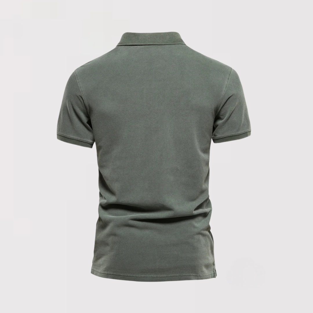 Hyun-woo | 워시 가공 고급 폴로 셔츠