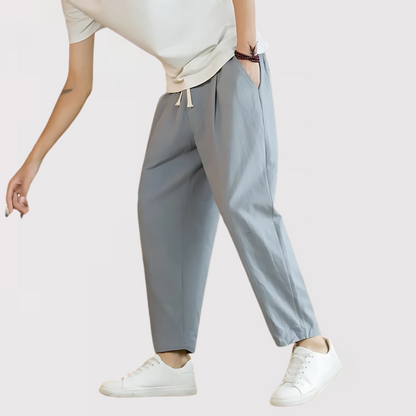 HEIHACHI | 캐주얼 리넨 팬츠