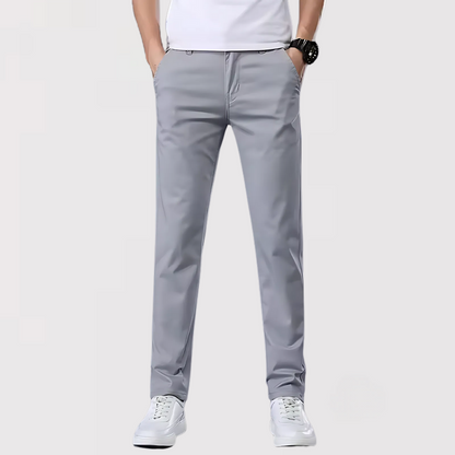 KAKUZU | 코튼 슬림핏 치노 팬츠