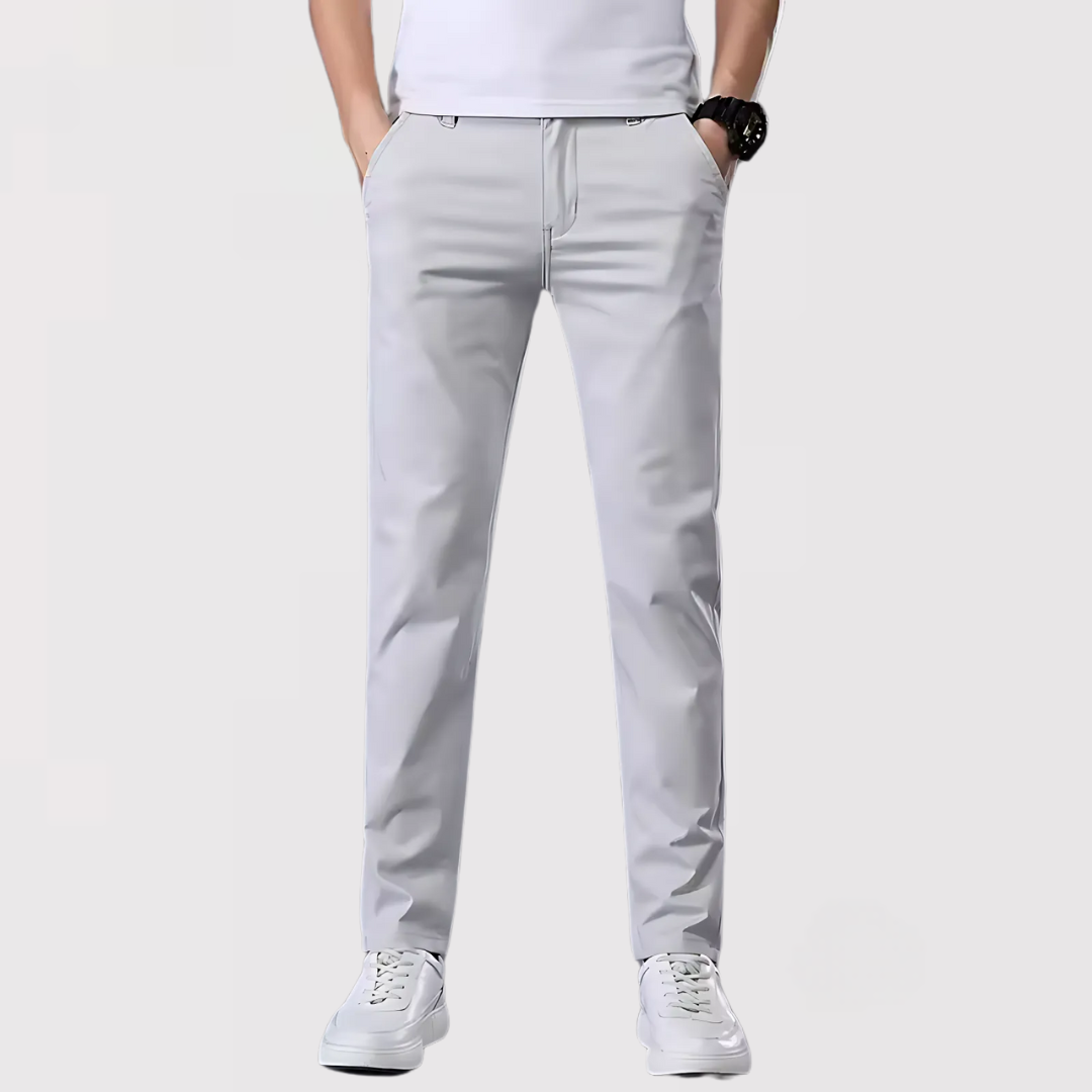 KAKUZU | 코튼 슬림핏 치노 팬츠