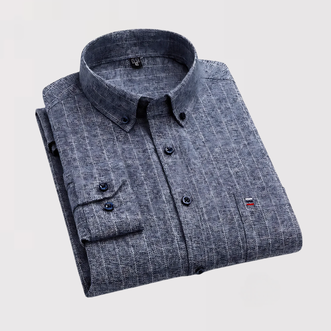 GAMRO | 릴랙스 핏 체크 셔츠