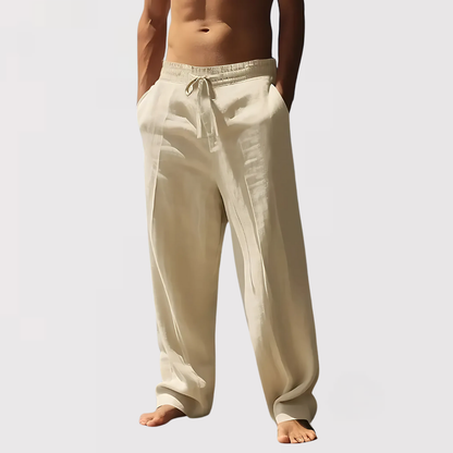 타다시 | 엘레강트 리넨 팬츠