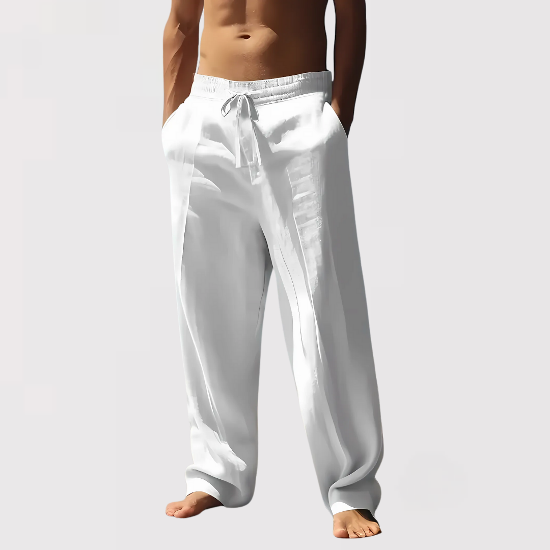 타다시 | 엘레강트 리넨 팬츠