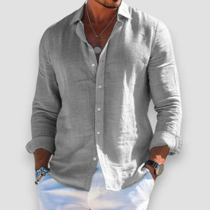 JOO-WON | 캐주얼 남성 셔츠